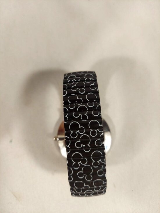 Disney Mickey Watch MK2048 Black Link Band Japan Accutime NOS main image 5